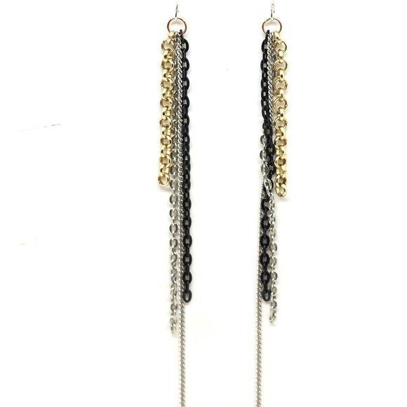 Chain, Chain, Chain Earrings - Picture 1 of 3